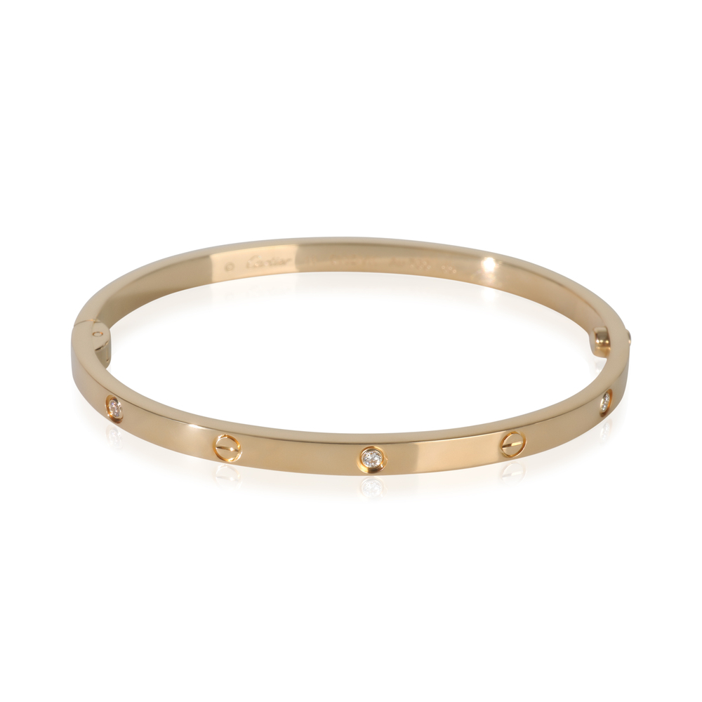 Cartier Yellow Gold Diamond Small Model Love Bracelet